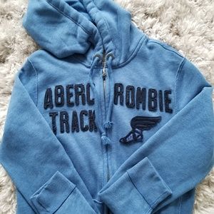 Abercrombie & Fitch | Mens Blue Sweater Zip Up